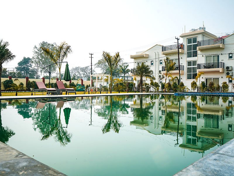 Swimming pool at The Lychee resort
